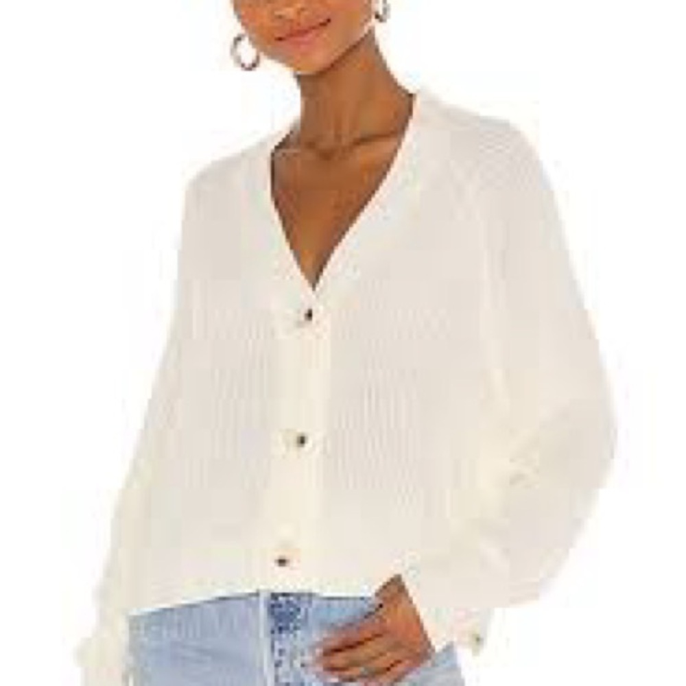 cupcakes & cashmere V-Neck Button Knit Sweater